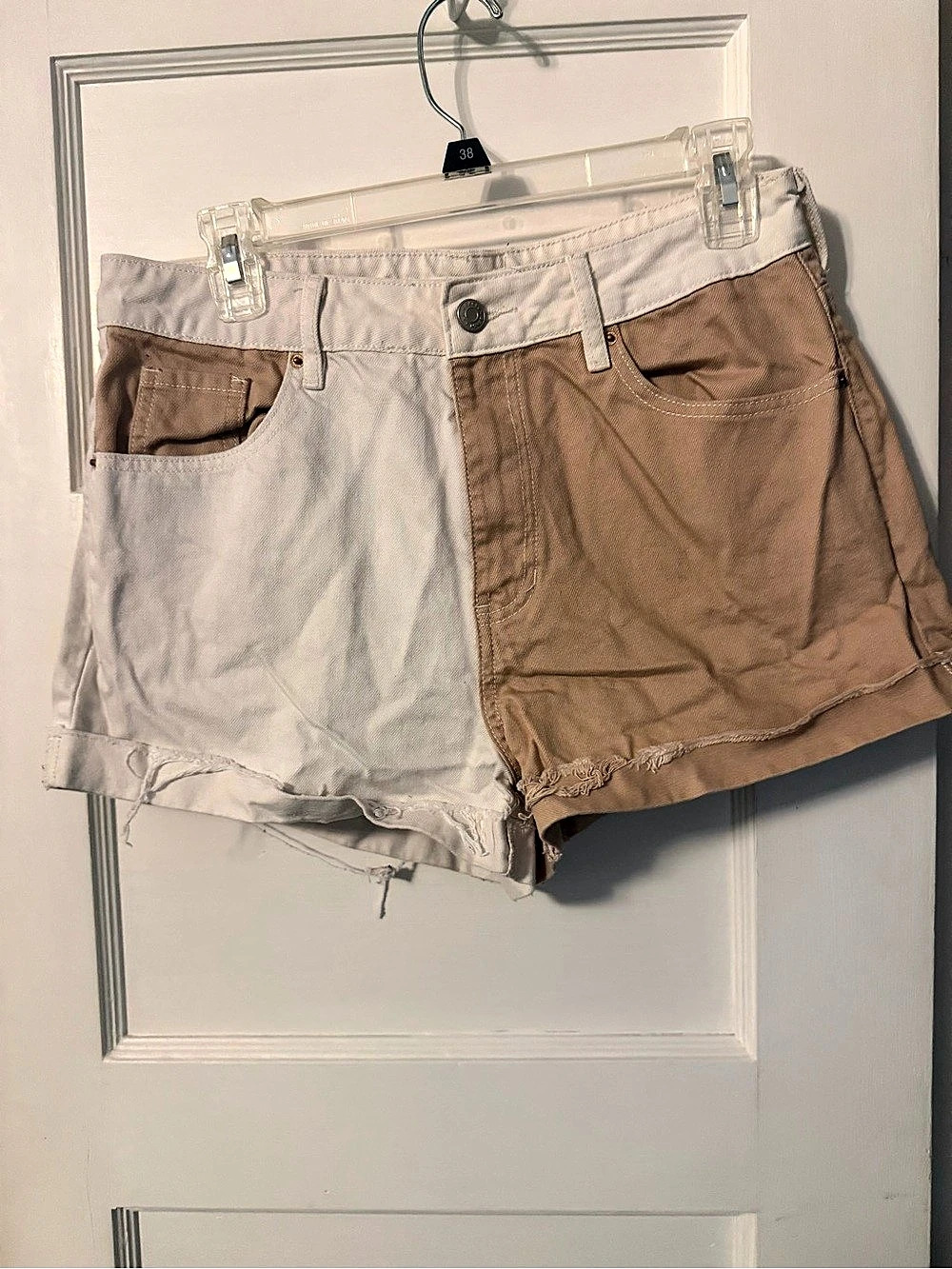 Pacsun Color Block Denim Shorts Waist 29